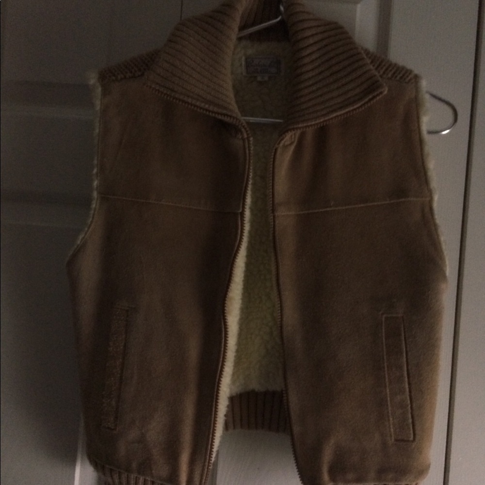 Suede vest